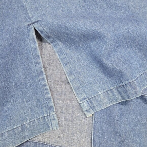 Vintage Marsha Sport Size S Jean Jacket Several Different Fabrics Long Lined - Picture 6 of 9